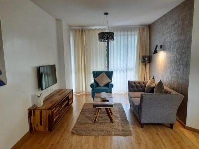 Modern 1 Bedroom Fully Furnished and Serviced Apartment., Kirichwa Gardens, Kilimani, Nairobi, Apartment for Rent