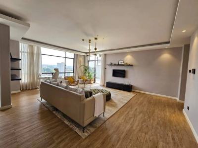 Exquisite Fully Furnished 3 Bedroom + Dsq Penthouse, Westlands, Westlands, Nairobi, Apartment for Rent
