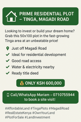 Prime Residential Plot, Kitengela, Kajiado, Land for Sale