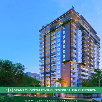 Architectural 4-bedroom Apartments + Dsq in Kileleshwa, Mandera Road, Kileleshwa, Nairobi, Apartment for Sale