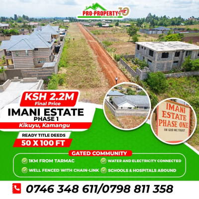 Prime Residential Plots, Kamangu, Kikuyu, Kiambu, Land for Sale