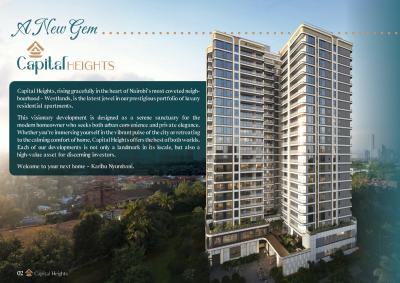 Capital Heights Studio Apartment  in Westlands, Nairobi, Westlands, Westlands, Nairobi, Apartment for Sale