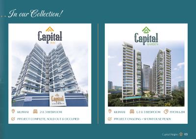 Capital Heights 2 Bedroom + Dsq Apartment in Westlands, Nairobi, Westlands, Westlands, Nairobi, Apartment for Sale