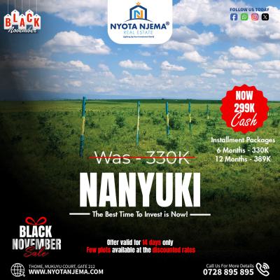 Prime Plots in a Serene Place Next to a Conservancy, Nanyuki, Mutirithia, Nanyuki, Laikipia, Mixed-use Land for Sale