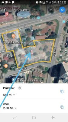 Prime 2.71 Acres for in Upperhill, Nairobi, Upper Hill, Nairobi Central, Nairobi, Land for Sale