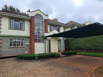 4-bedroom Corner Townhouse with Dsq in Gated Community, Runda Paradise, Runda, Westlands, Nairobi, House for Sale
