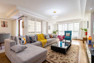 Luxurious 4 Bedroom Fully Furnished Apartment in Kilimani, Kilimani, Kilimani, Nairobi, Apartment for Rent