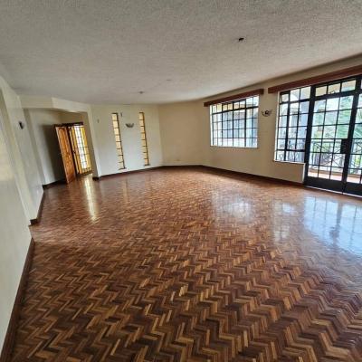 3 Bedroom Unfurnished Plus Sq, Kilimani, Nairobi, Apartment for Rent