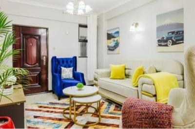 Spacious 1.5 Bedroom Apartment Fully Furnished and Serviced, Kilimani, Nairobi, Apartment for Rent