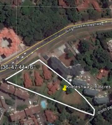 4 Acres Piece of Land Located at Kianda Triangle, Waiyaki Way, Opposit