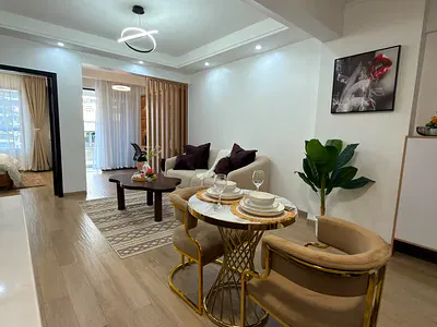 Elegant 1 Bedroom Furnished and Serviced.