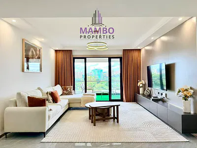 Fully Furnished and Serviced 3 Bedroom Apartment with Scenic Views.
