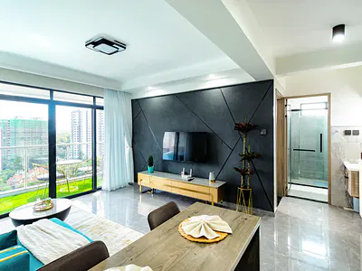 Executive 1-Bedroom Fully Furnished Apartment — Lavington, Nairobi
