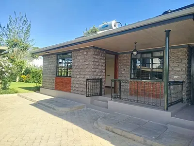 3-Bedroom Detached Bungalow with Sq — Karen, Nairobi