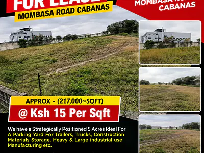 5 Acres Industrial Land — Mombasa Road, Embakasi, Nairobi