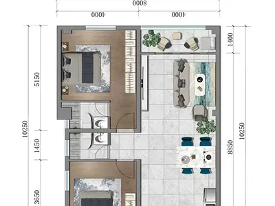 2 Bedroom Apartment with Study — Mandera Road, Kileleshwa, Nairobi