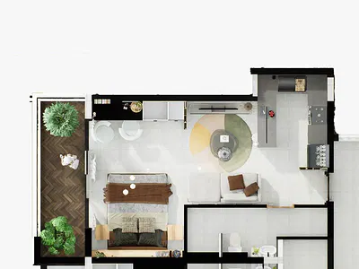 Panoramic Sea-View Apartments, 1 Bedroom — Shanzu, Mombasa