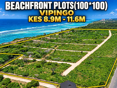 Prime Quarter Acre Beachfront Plot in Vipingo — Vipingo, Dabaso, Kilifi