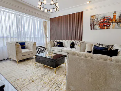 Fully Furnished and Serviced 3 Bedroom Apartment Master Ensuite — Kilimani, Nairobi