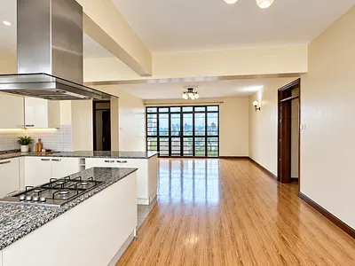 Spacious 3-Bedroom Apartment with Sq — Kileleshwa, Nairobi